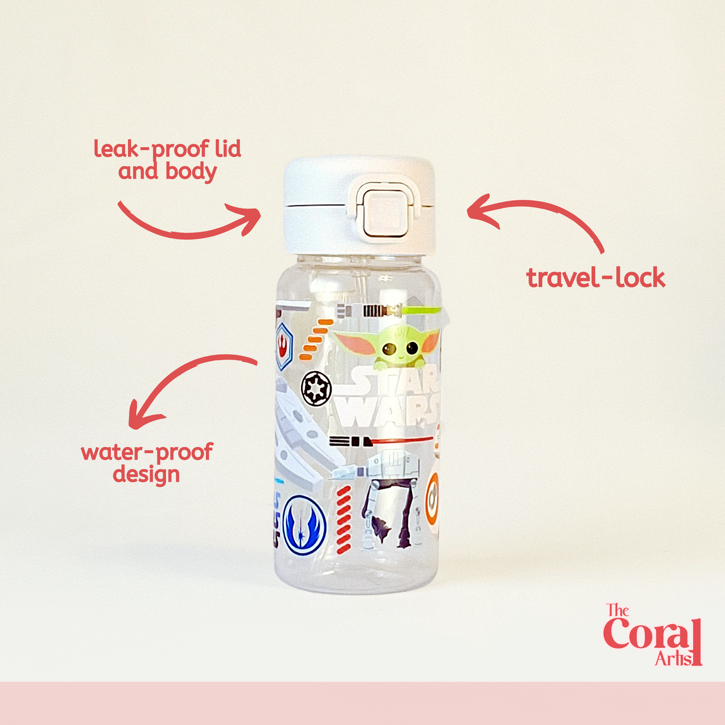 Leak-Proof Travel Bottle - Space Wars