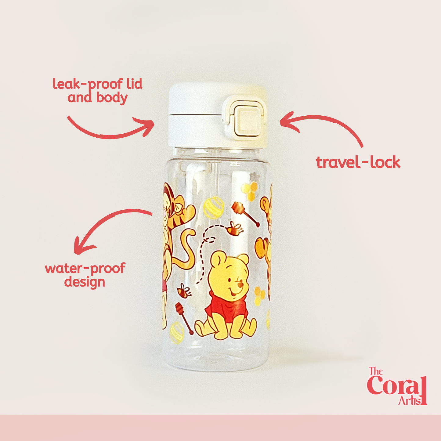 Leak-Proof Travel Bottle - Honey Bear