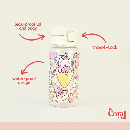 Leak-Proof Travel Bottle - Unicorns