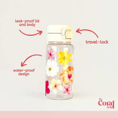 Leak-Proof Travel Bottle - Flowers