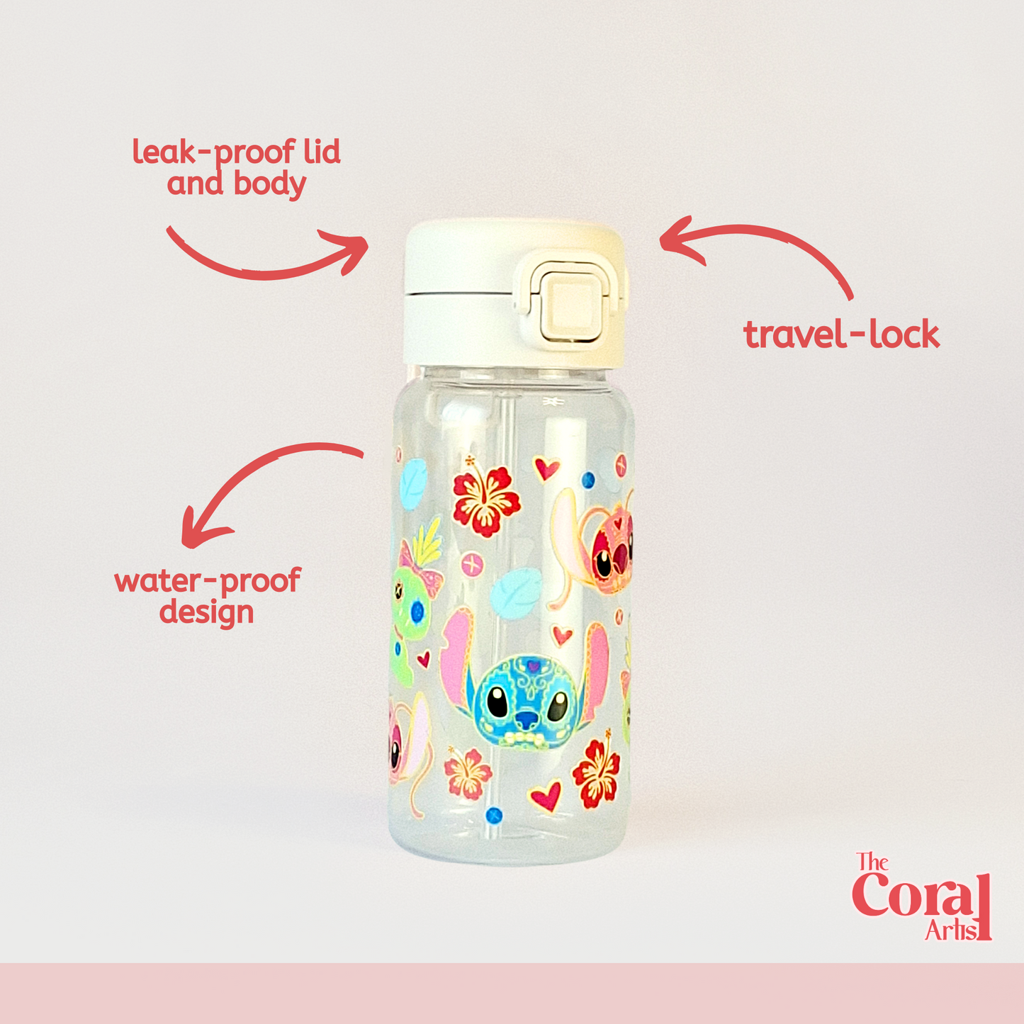Leak-Proof Travel Bottle - Talavera Heads