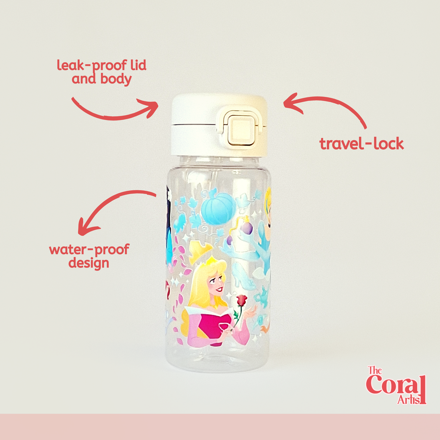Leak-Proof Travel Bottle - Princess
