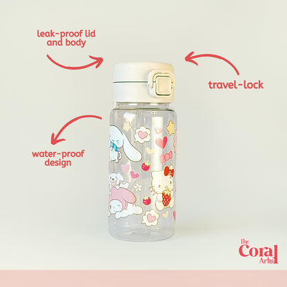 Leak-Proof Travel Bottle - Kitty Cats