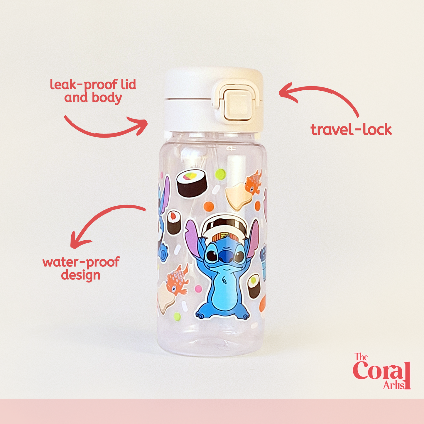 Leak-Proof Travel Bottle - Sushi