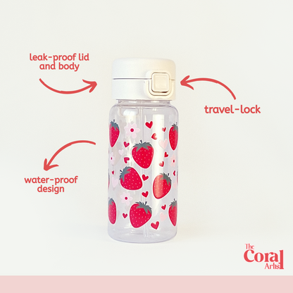 Leak-Proof Travel Bottle - Strawberry