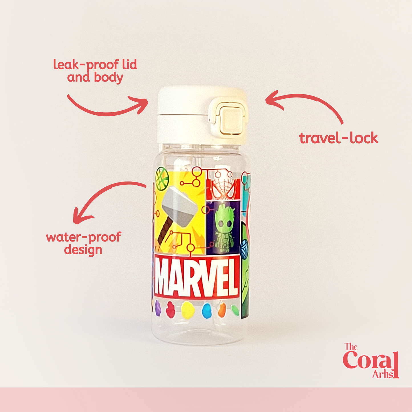 Leak-Proof Travel Bottle - Heroes